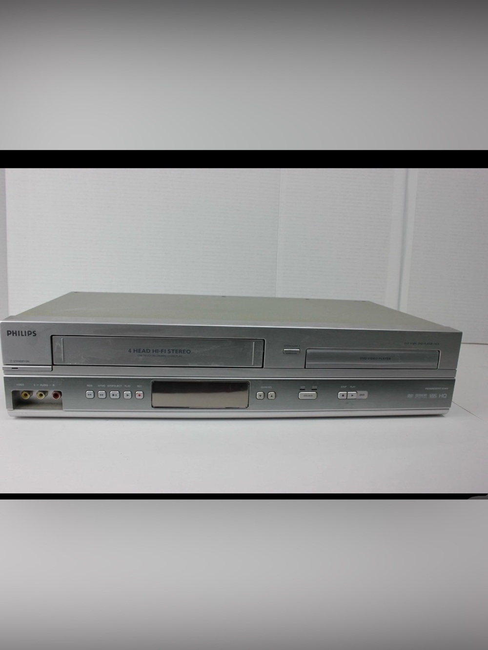 Philips Silver Portable DVD/VCR Player Combo